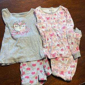 5 girls pajama sets